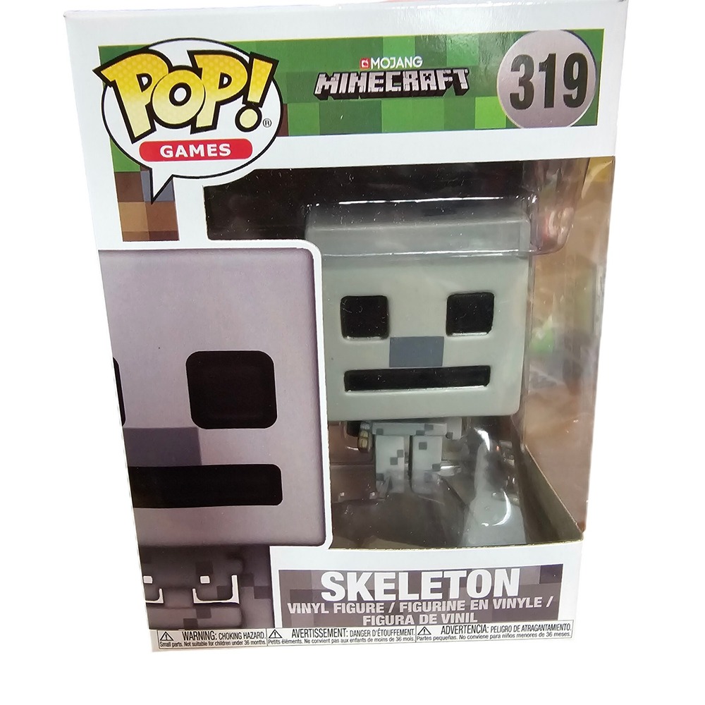 Funko Pop Games Minecraft Skeleton 319 Vinyl Figure Mojang Collectible